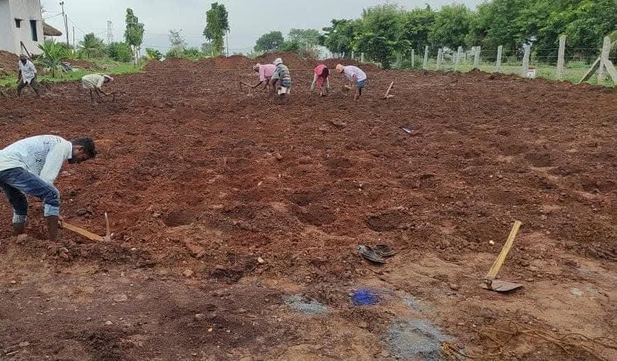 Soil preparation for plantation